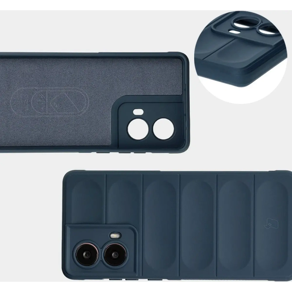 Pancerne etui Bizon Case Tur do Motorola Moto G85 5G granatowe