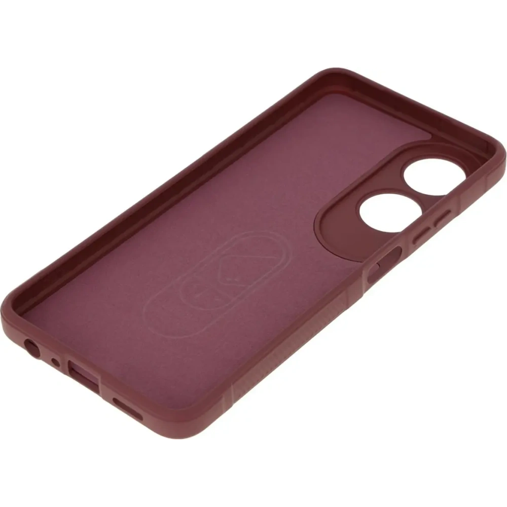 Pancerne etui Bizon Case Tur do Oppo A60 4G ciemnofioletowe
