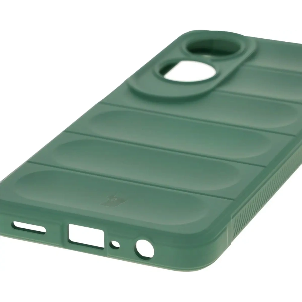 Pancerne etui Bizon Case Tur do Oppo A60 4G ciemnozielone