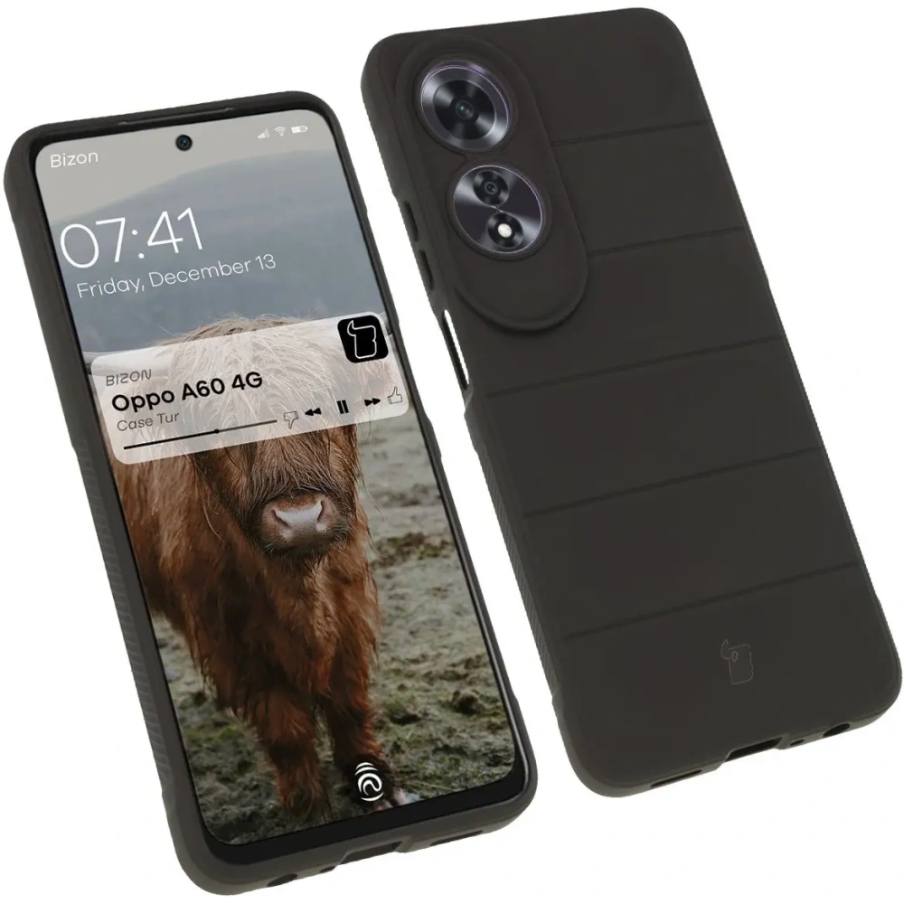 Pancerne etui Bizon Case Tur do Oppo A60 4G czarne