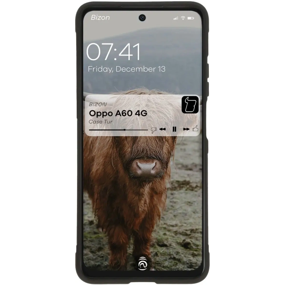Pancerne etui Bizon Case Tur do Oppo A60 4G czarne