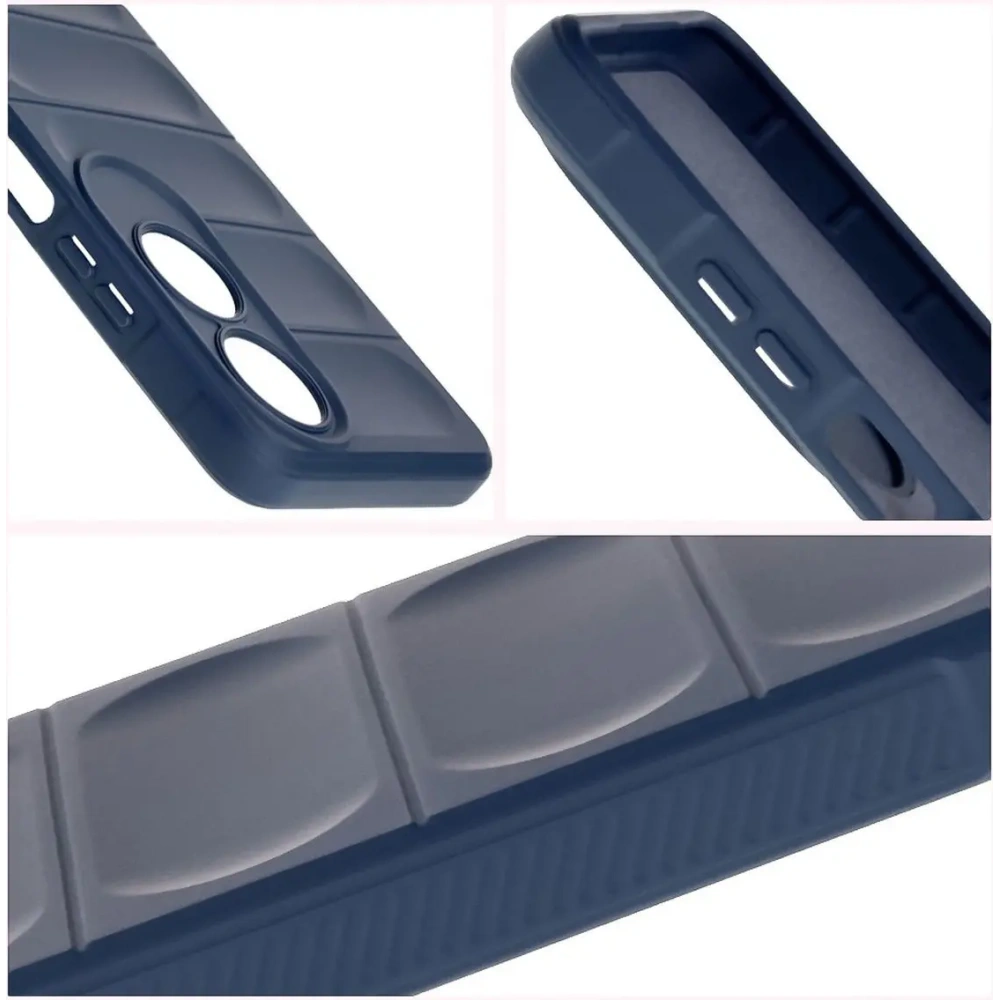 Pancerne etui Bizon Case Tur do Oppo A60 4G granatowe