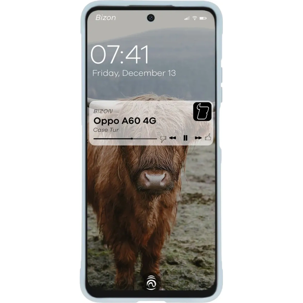 Pancerne etui Bizon Case Tur do Oppo A60 4G jasnoniebieskie