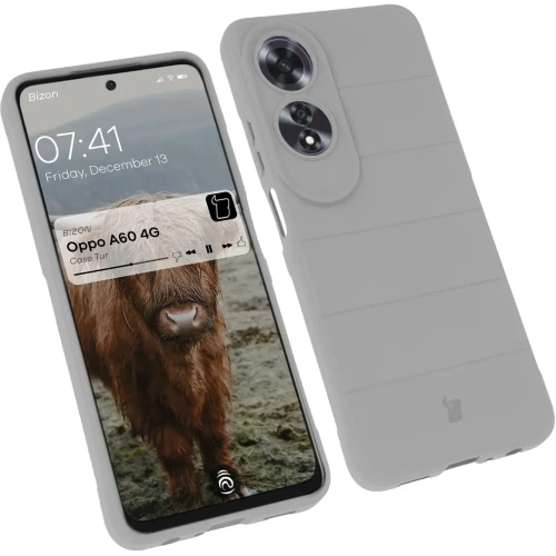 Kup Bizon Case Tur Oppo A60 4G hellgrau - BIZ6753 - {ean13} - Sklep Home Screen