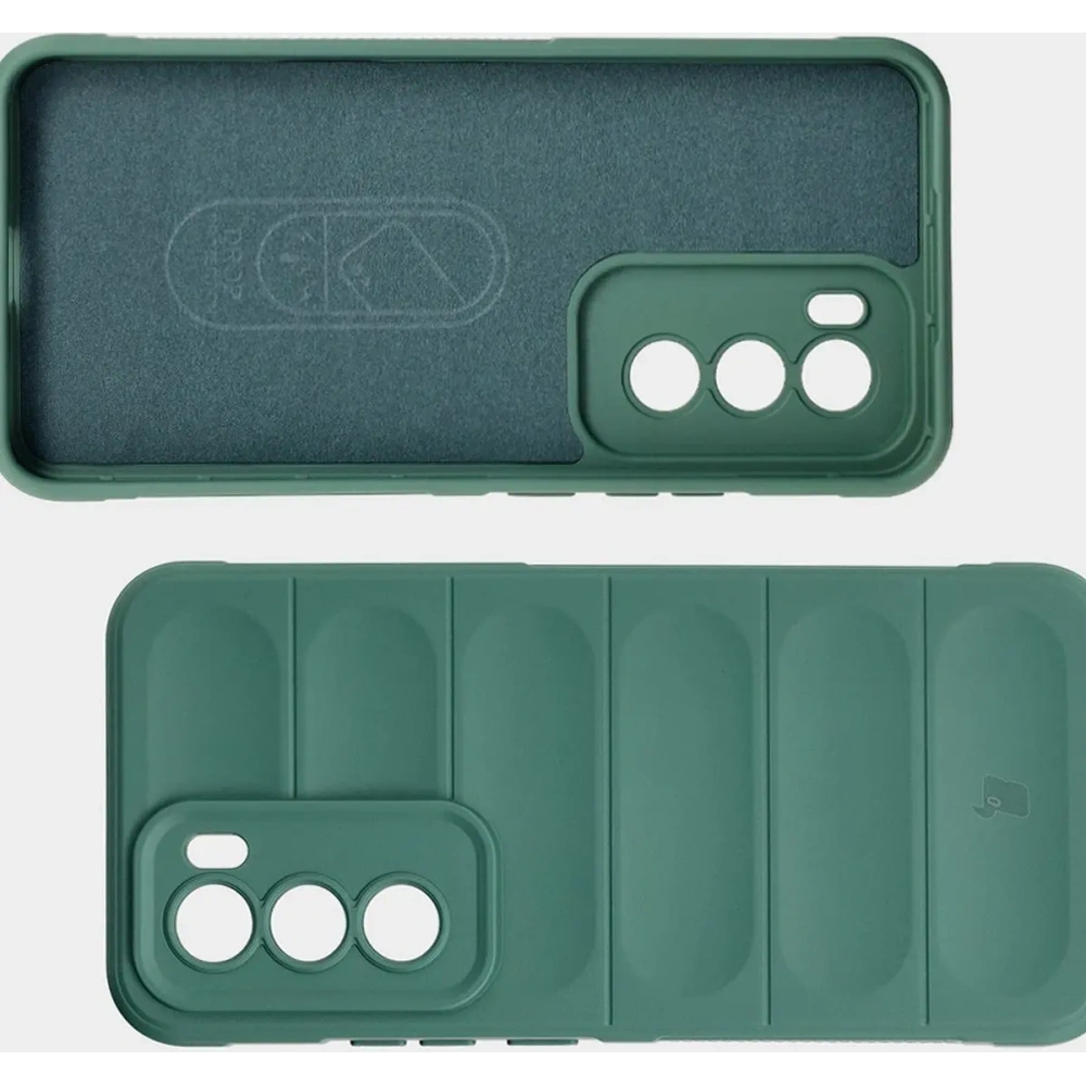 Pancerne etui Bizon Case Tur do Oppo Reno 12 Pro ciemnozielone