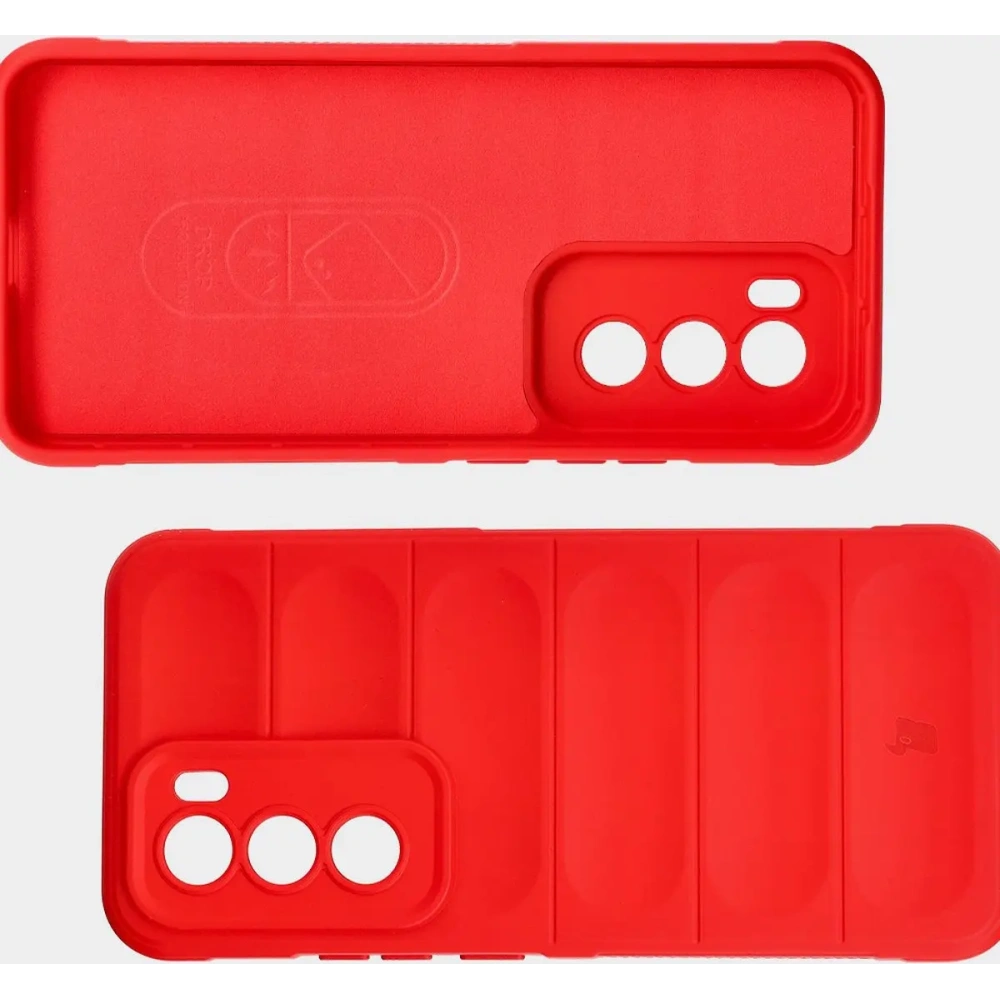 Pancerne etui Bizon Case Tur do Oppo Reno 12 Pro czerwone