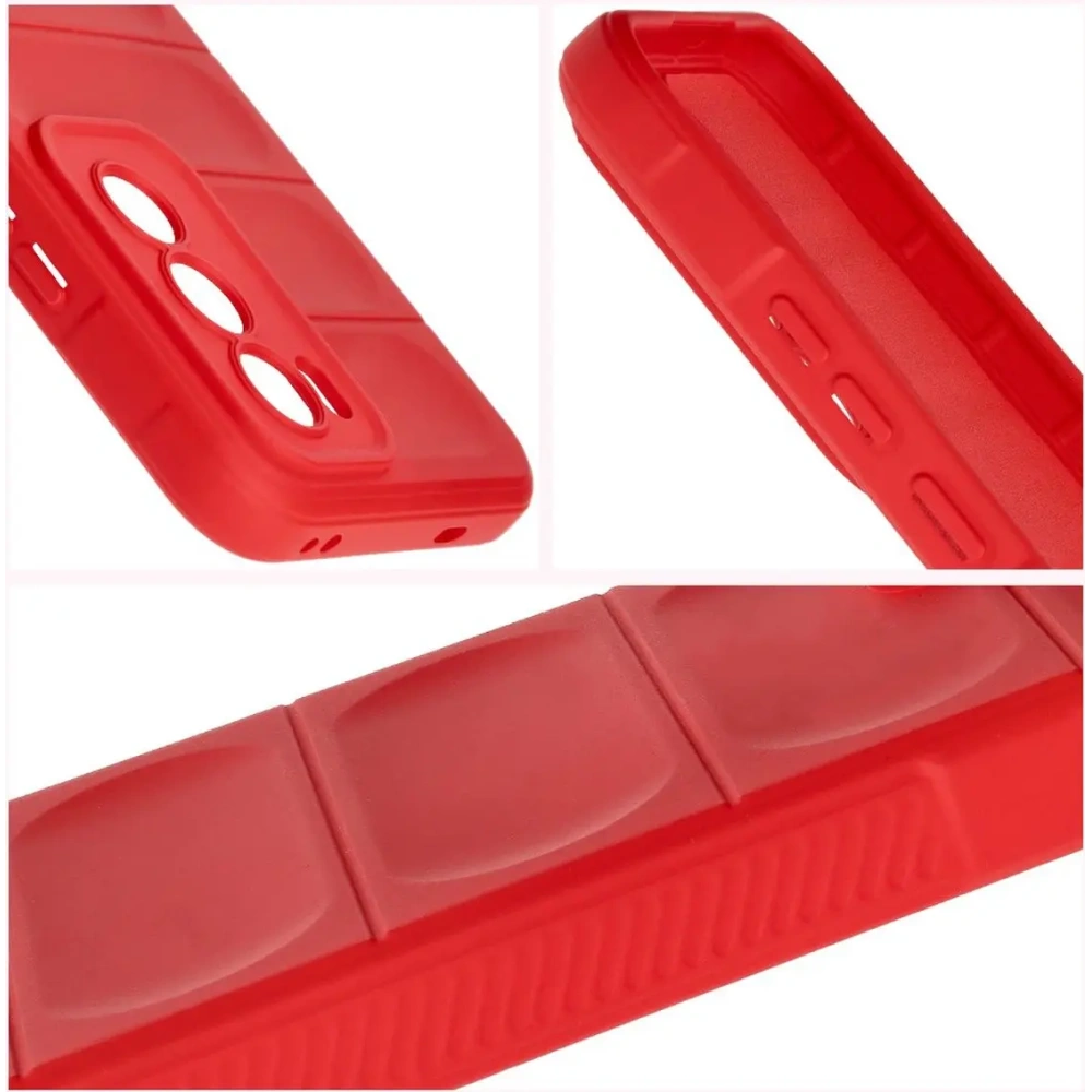 Pancerne etui Bizon Case Tur do Oppo Reno 12 Pro czerwone