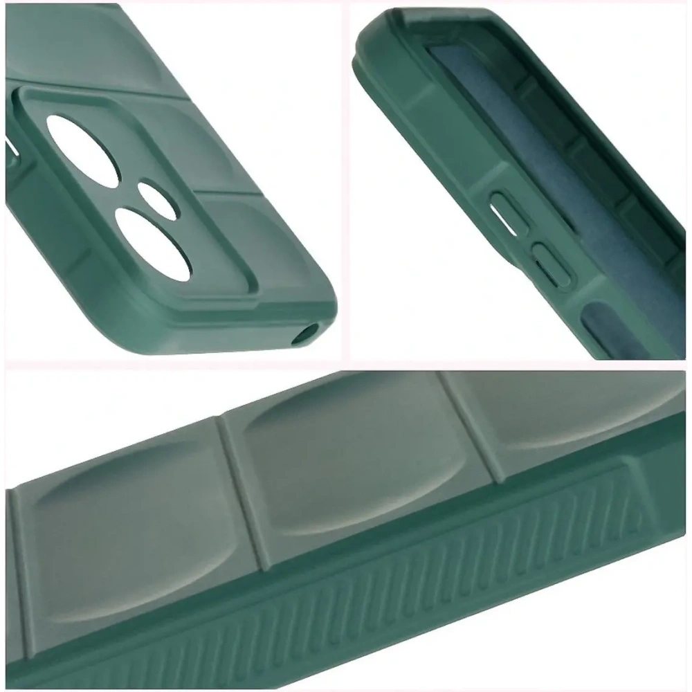 Pancerne etui Bizon Case Tur do Xiaomi Redmi 13C 5G ciemnozielone