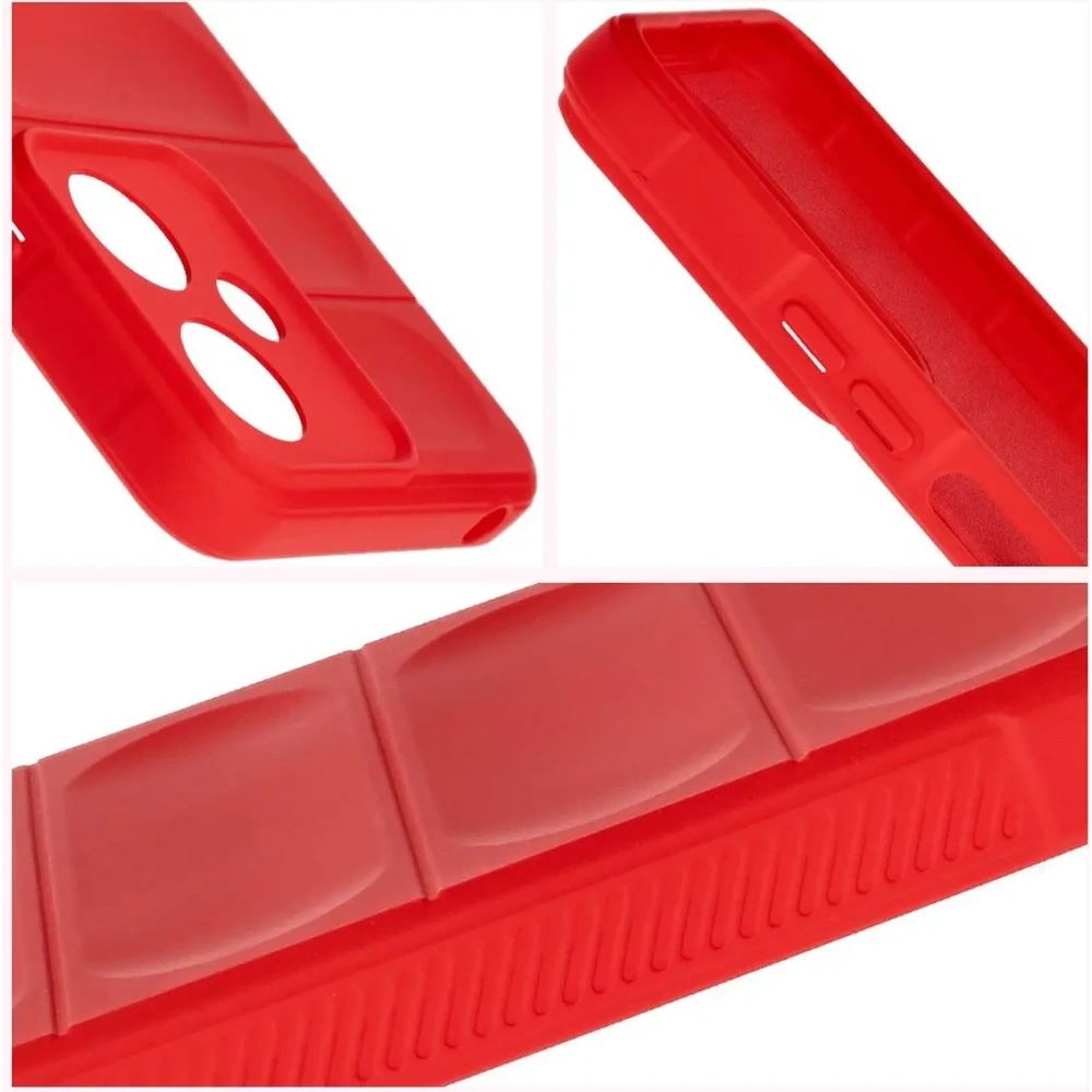 Pancerne etui Bizon Case Tur do Xiaomi Redmi 13C 5G czerwone