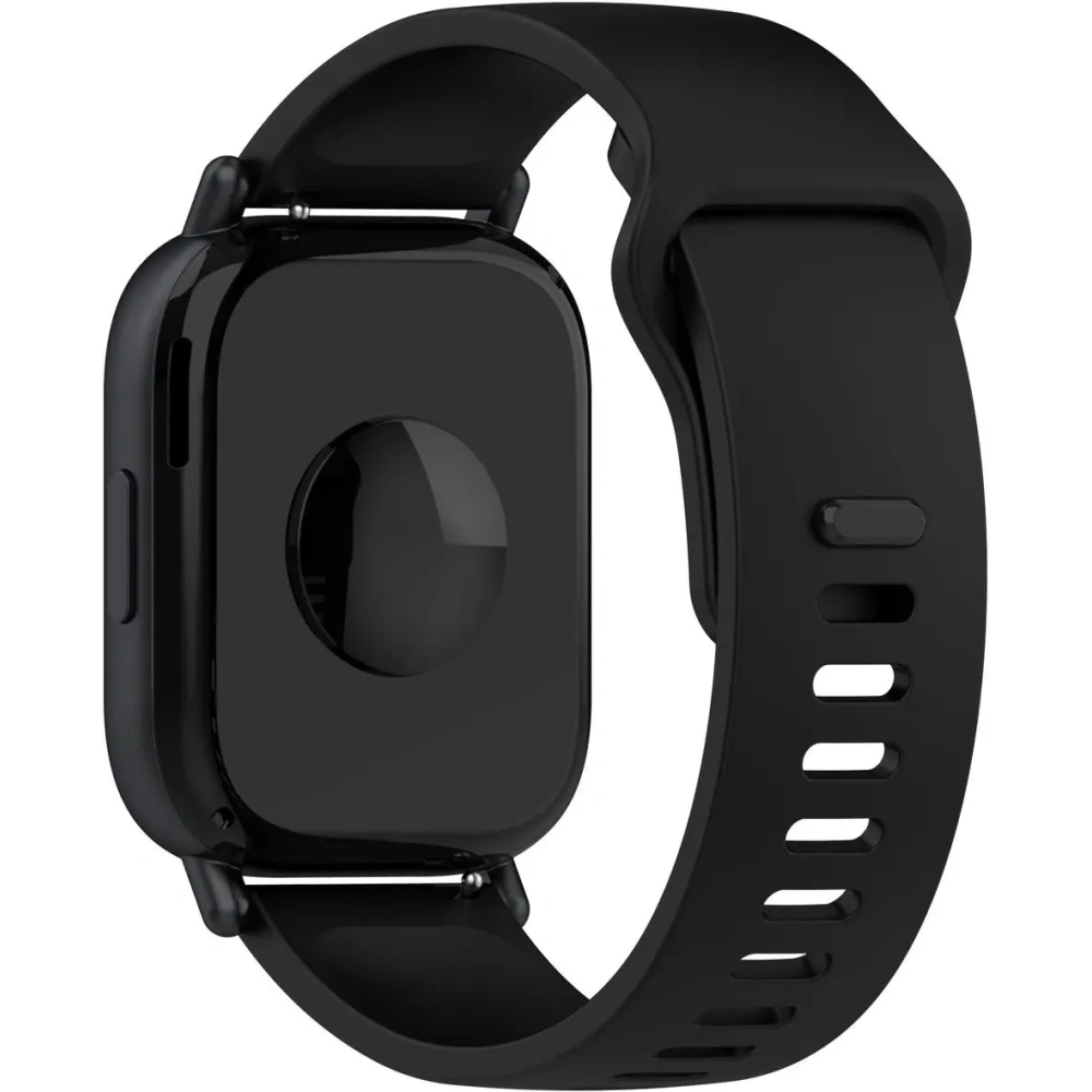 Silikonowy pasek Bizon Strap Watch Silicone do Xiaomi Redmi Watch 5 Lite / 5 Active czarny