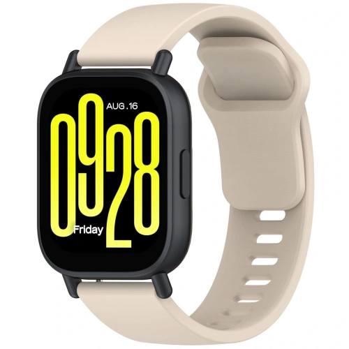 Kup Bizon szíjas óra szilikon Xiaomi Redmi Watch 5 Lite / 5 Active bézs - BIZ6769 - {ean13} - Sklep Home Screen