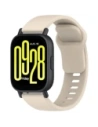 Ceas cu curea din silicon Bizon Xiaomi Redmi Watch 5 Lite / 5 Active bej