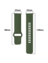Kup Ceas cu curea din silicon Bizon Xiaomi Redmi Watch 5 Lite / 5 Active verde închis - BIZ6770 - {ean13} - Sklep Home Screen