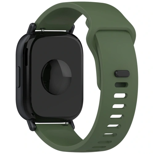Kup Ceas cu curea din silicon Bizon Xiaomi Redmi Watch 5 Lite / 5 Active verde închis - BIZ6770 - {ean13} - Sklep Home Screen