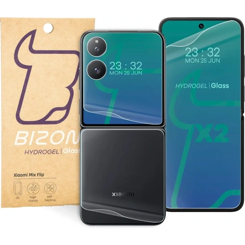 Kup Folia hydrożelowa na tył i przód Bizon Glass Hydrogel Set do Xiaomi Mix Flip - BIZ6771 - {ean13} - Sklep Home Screen