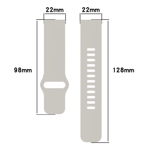 Kup Ceas cu curea din silicon Bizon Xiaomi Redmi Watch 5 Lite / 5 Active gri - BIZ6772 - {ean13} - Sklep Home Screen