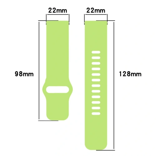 Kup Bizon szíj óra szilikon Xiaomi Redmi Watch 5 Lite / 5 Active világos zöld - BIZ6774 - {ean13} - Sklep Home Screen