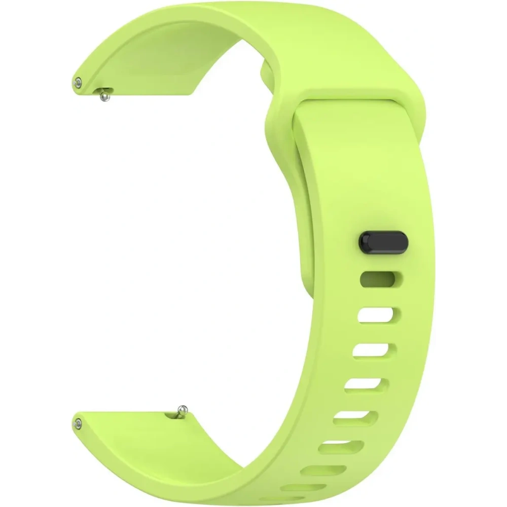 Silikonowy pasek Bizon Strap Watch Silicone do Xiaomi Redmi Watch 5 Lite / 5 Active jasnozielony