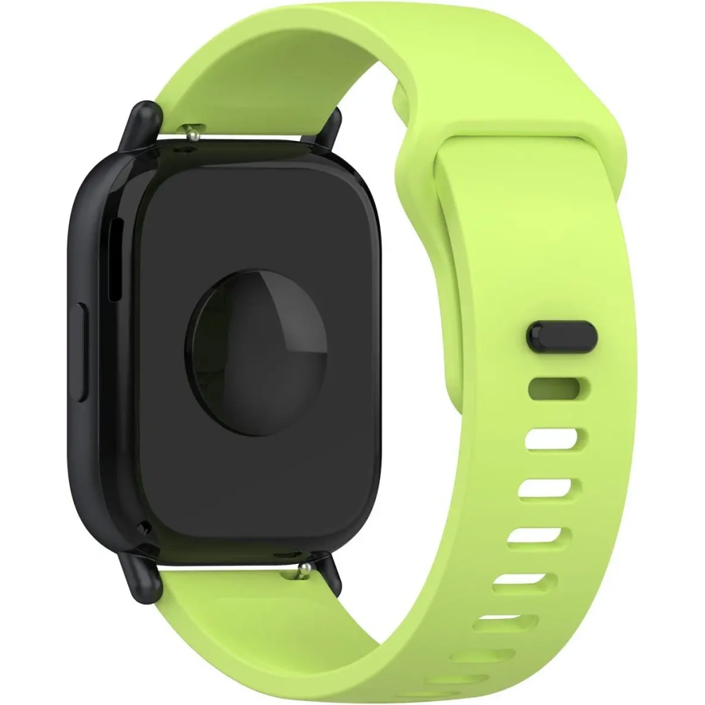 Silikonowy pasek Bizon Strap Watch Silicone do Xiaomi Redmi Watch 5 Lite / 5 Active jasnozielony