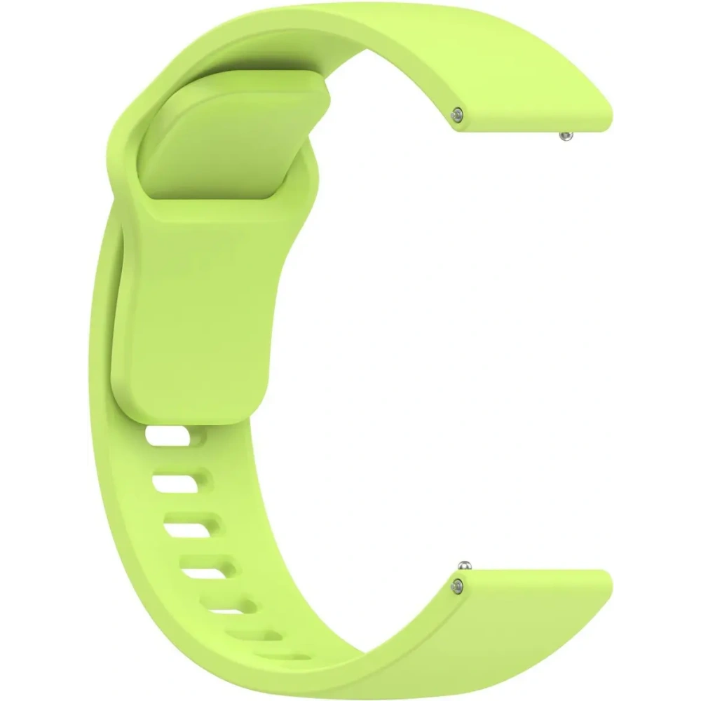 Silikonowy pasek Bizon Strap Watch Silicone do Xiaomi Redmi Watch 5 Lite / 5 Active jasnozielony