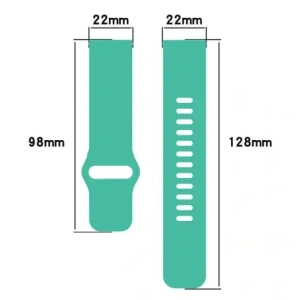 Kup Silikonowy pasek Bizon Strap Watch Silicone do Xiaomi Redmi Watch 5 Lite / 5 Active miętowy - BIZ6775 - {ean13} - Sklep Home Screen