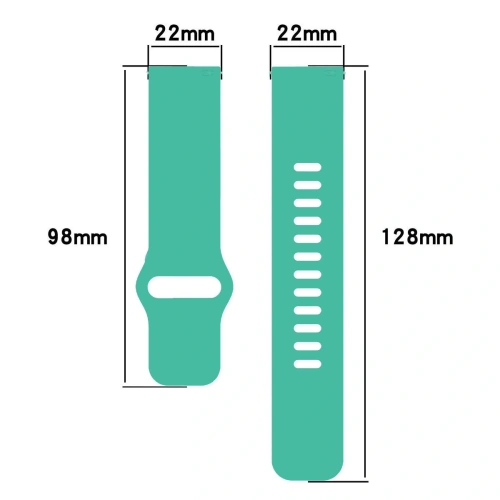Kup Silikonový pásek Bizon Strap Watch Silicone do Xiaomi Redmi Watch 5 Lite / 5 Active máta - BIZ6775 - {ean13} - Sklep Home Screen