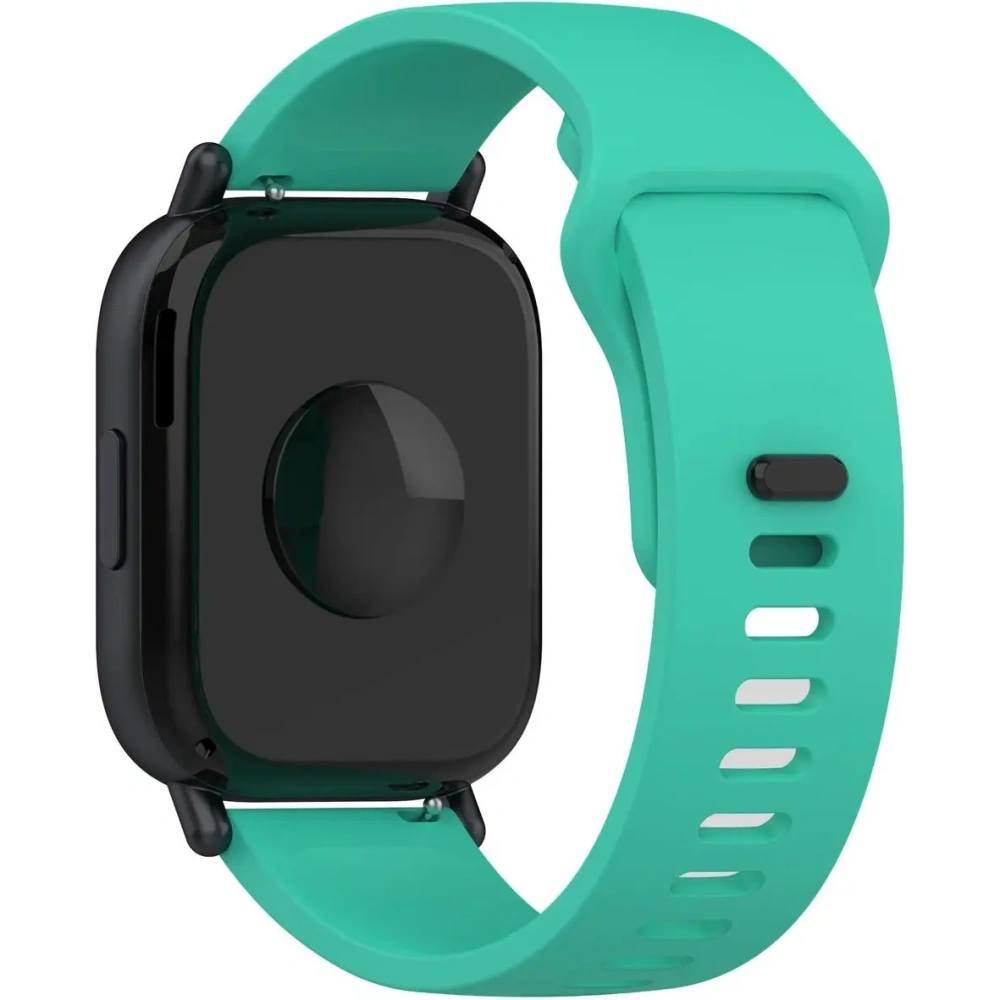 Silikonowy pasek Bizon Strap Watch Silicone do Xiaomi Redmi Watch 5 Lite / 5 Active miętowy