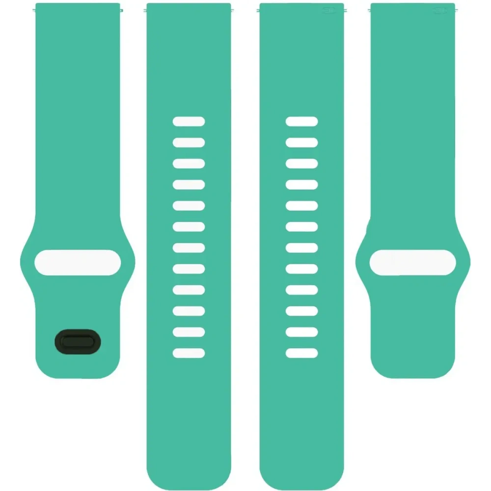 Silikonowy pasek Bizon Strap Watch Silicone do Xiaomi Redmi Watch 5 Lite / 5 Active miętowy