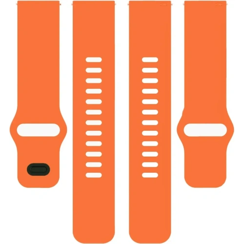 Kup Silikonowy pasek Bizon Strap Watch Silicone do Xiaomi Redmi Watch 5 Lite / 5 Active pomarańczowy - BIZ6776 - {ean13} - Sklep Home Screen