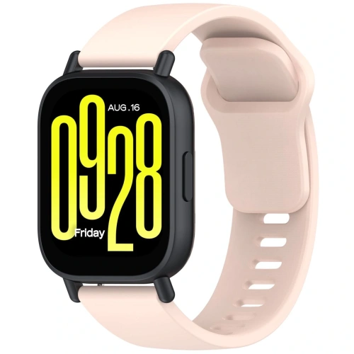 Kup Silikonowy pasek Bizon Strap Watch Silicone do Xiaomi Redmi Watch 5 Lite / 5 Active różowy - BIZ6777 - {ean13} - Sklep Home Screen