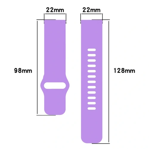 Kup Bizon szíj óra szilikon Xiaomi Redmi Watch 5 Lite / 5 Active lila - BIZ6778 - {ean13} - Sklep Home Screen