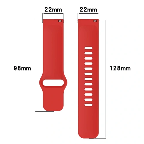 Buy Bizon Strap Watch Silicone Xiaomi Redmi Watch 5 Lite / 5 Active red - BIZ6779 - {ean13} - Home Screen Store Europe