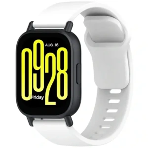 Kup Bizon Strap Uhr Silikon Xiaomi Redmi Uhr 5 Lite / 5 Aktiv weiß - BIZ6780 - {ean13} - Sklep Home Screen
