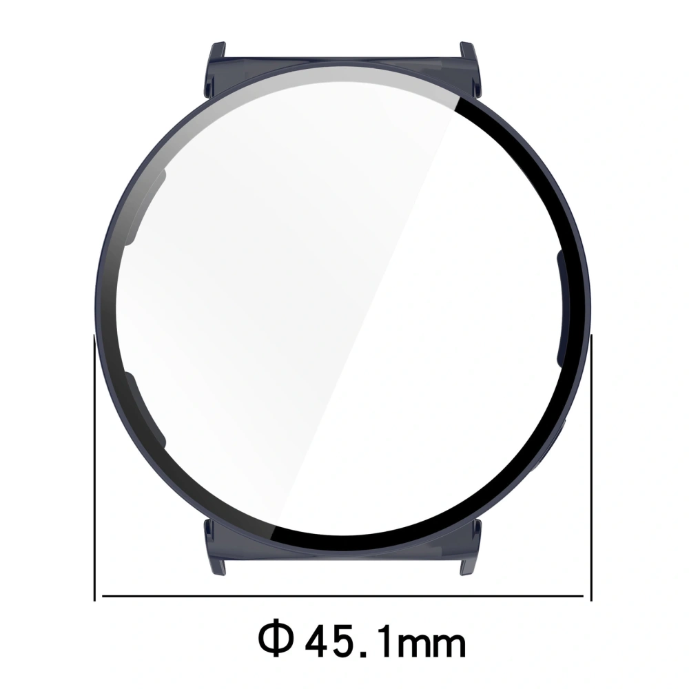 Etui ze szkłem do zegarka Bizon Case+Glass Watch do Huawei Watch GT 5 41 mm niebieskie