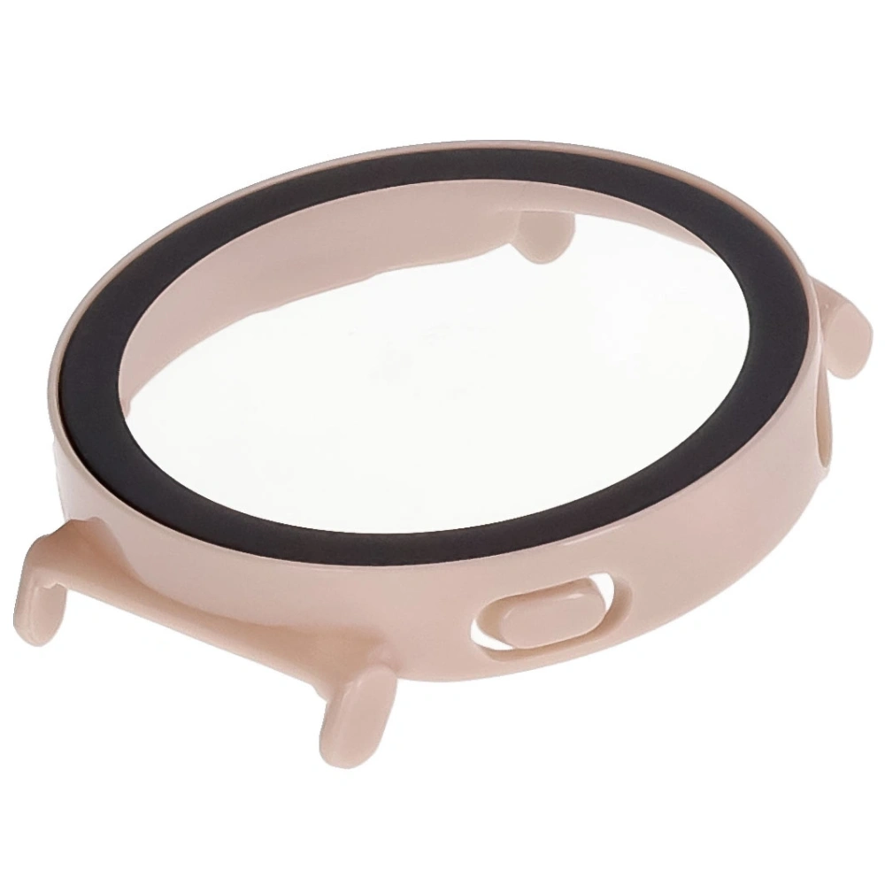 Etui ze szkłem do zegarka Bizon Case+Glass Watch do Huawei Watch GT 5 41 mm różowe