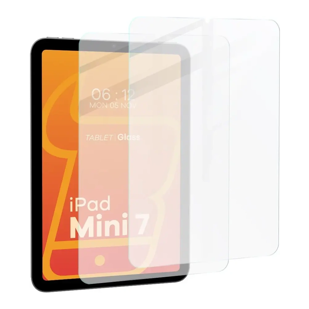 Szkło hartowane do tabletu Bizon Glass Tab Clear do iPad Mini 7 gen. 2024 / iPad Mini 6 gen. 2021 [2 PACK]