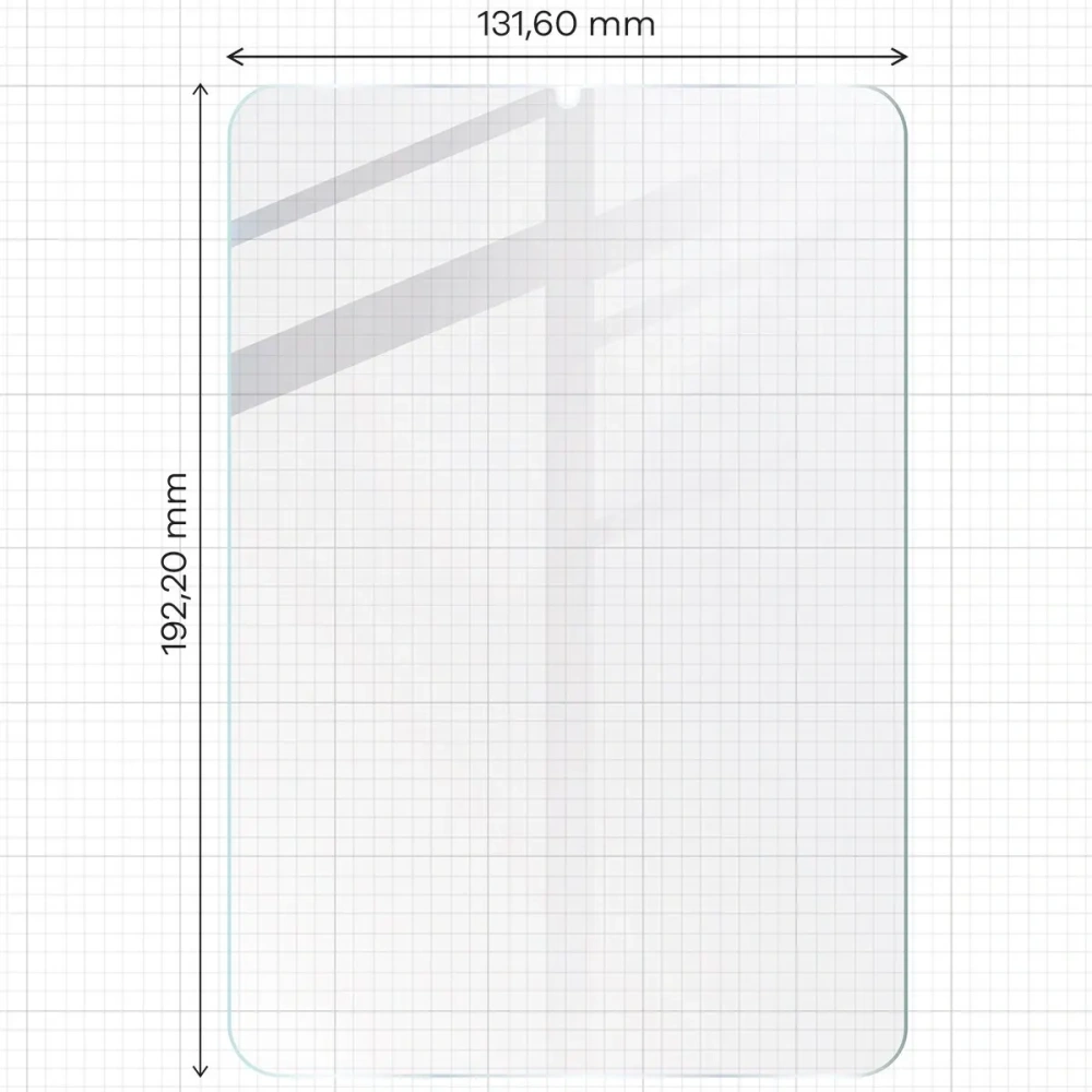 Szkło hartowane do tabletu Bizon Glass Tab Clear do iPad Mini 7 gen. 2024 / iPad Mini 6 gen. 2021 [2 PACK]