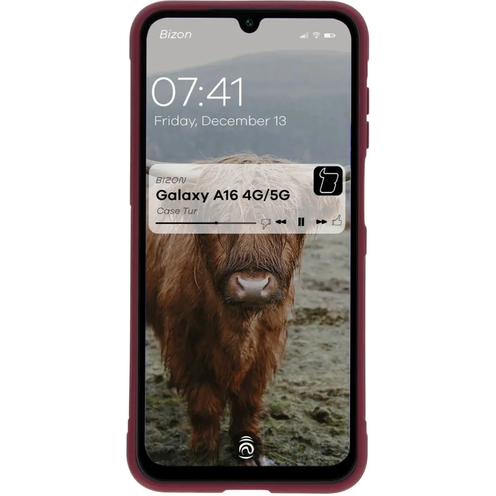 Pancerne etui Bizon Case Tur do Samsung Galaxy A16 4G/5G ciemnofioletowe