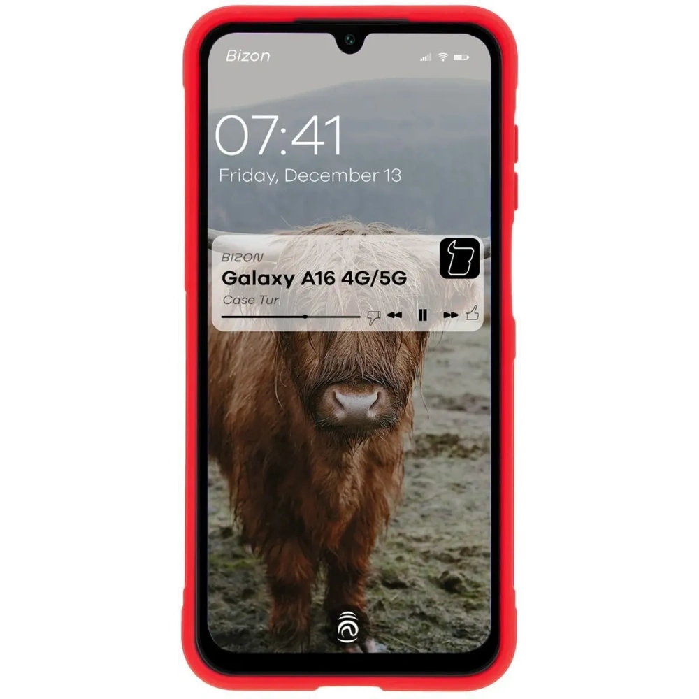 Pancerne etui Bizon Case Tur do Samsung Galaxy A16 4G/5G czerwone