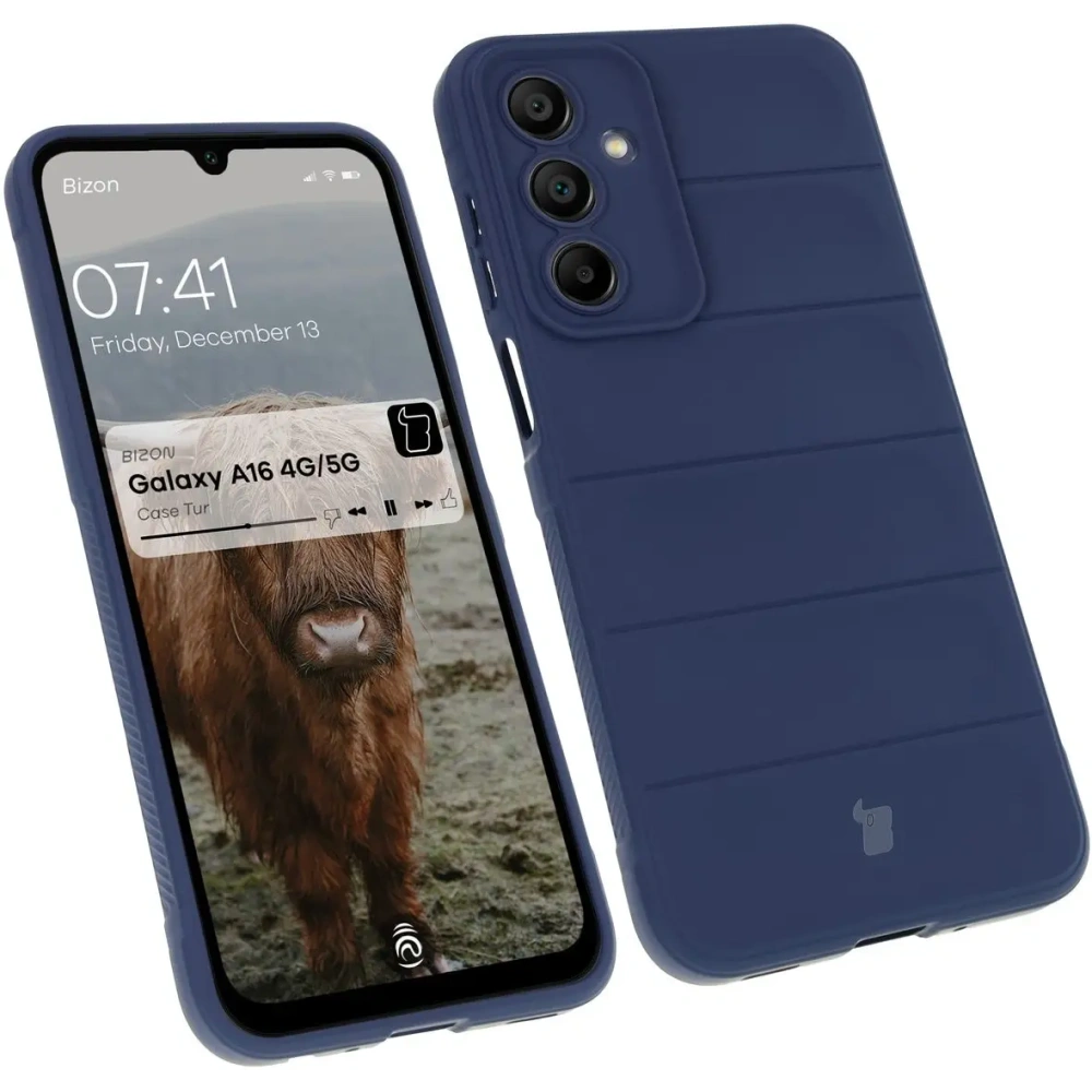 Pancerne etui Bizon Case Tur do Samsung Galaxy A16 4G/5G granatowe
