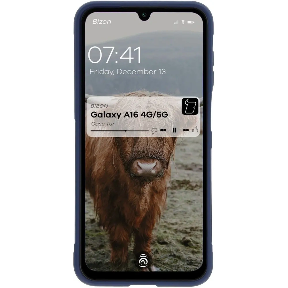 Pancerne etui Bizon Case Tur do Samsung Galaxy A16 4G/5G granatowe