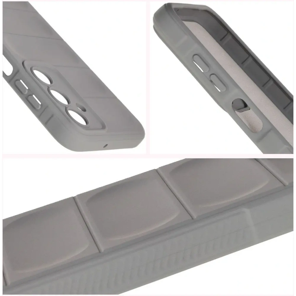 Pancerne etui Bizon Case Tur do Samsung Galaxy A16 4G/5G jasnoszare