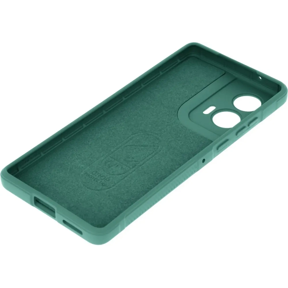 Pancerne etui Bizon Case Tur do Motorola Edge 50 Fusion ciemnozielone