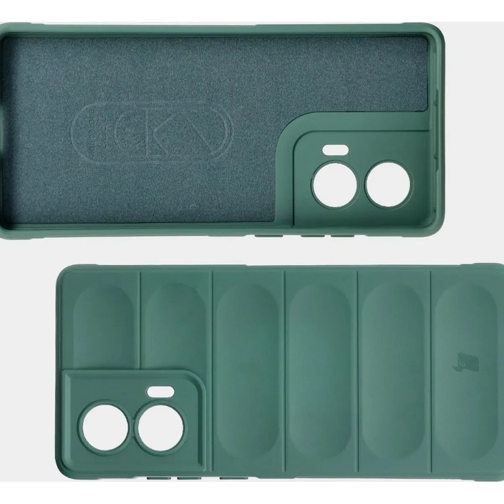 Pancerne etui Bizon Case Tur do Motorola Edge 50 Fusion ciemnozielone