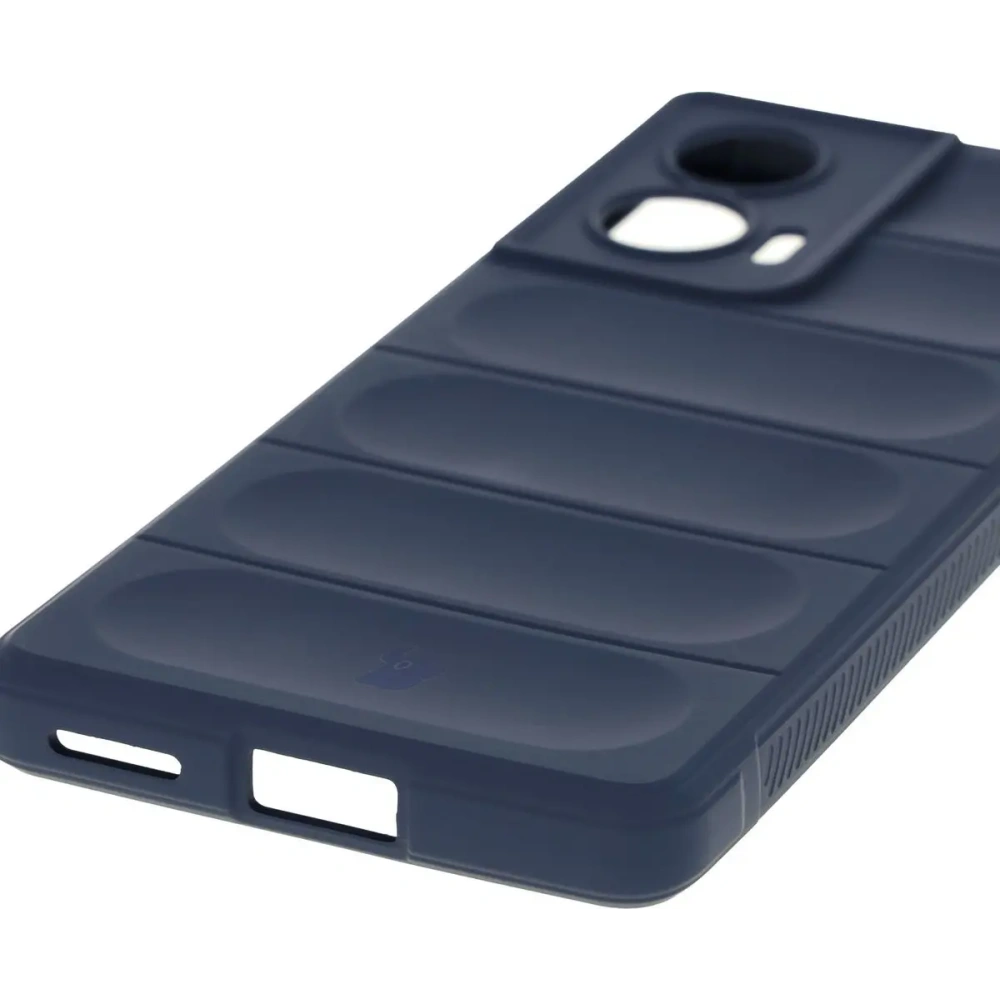Pancerne etui Bizon Case Tur do Motorola Edge 50 Fusion granatowe