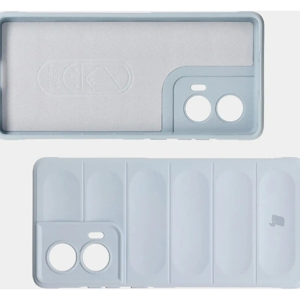 Pancerne etui Bizon Case Tur do Motorola Edge 50 Fusion jasnoniebieskie