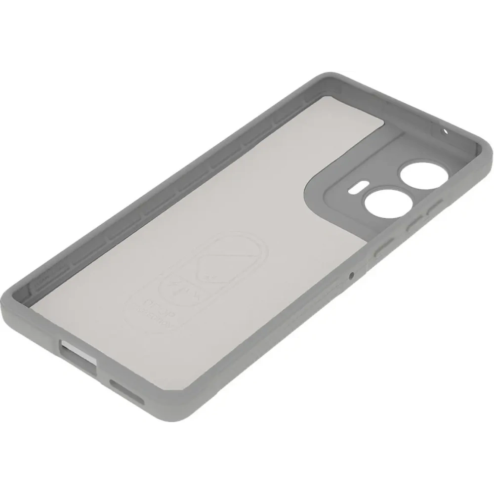 Pancerne etui Bizon Case Tur do Motorola Edge 50 Fusion jasnoszare