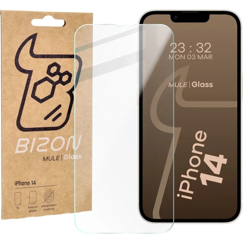 Kup Elastické hybridní sklo Bizon Glass Mule pro Apple iPhone 14 - BIZ6801 - {ean13} - Sklep Home Screen