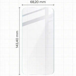 Elastyczne szkło hybrydowe Bizon Glass Mule do Apple iPhone 14