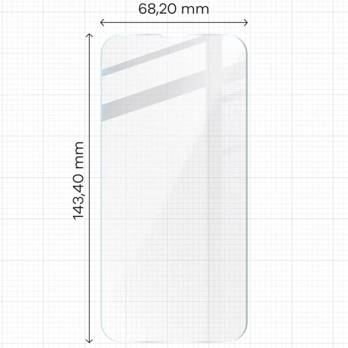 Kup Elastické hybridní sklo Bizon Glass Mule pro Apple iPhone 14 - BIZ6801 - {ean13} - Sklep Home Screen